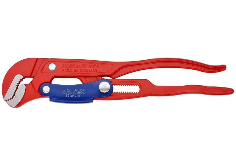 Clé serre-tubes 330mm à mâchoires en "S" - Réglage par bouton - Ouverture: 42mm - Knipex - 8360010