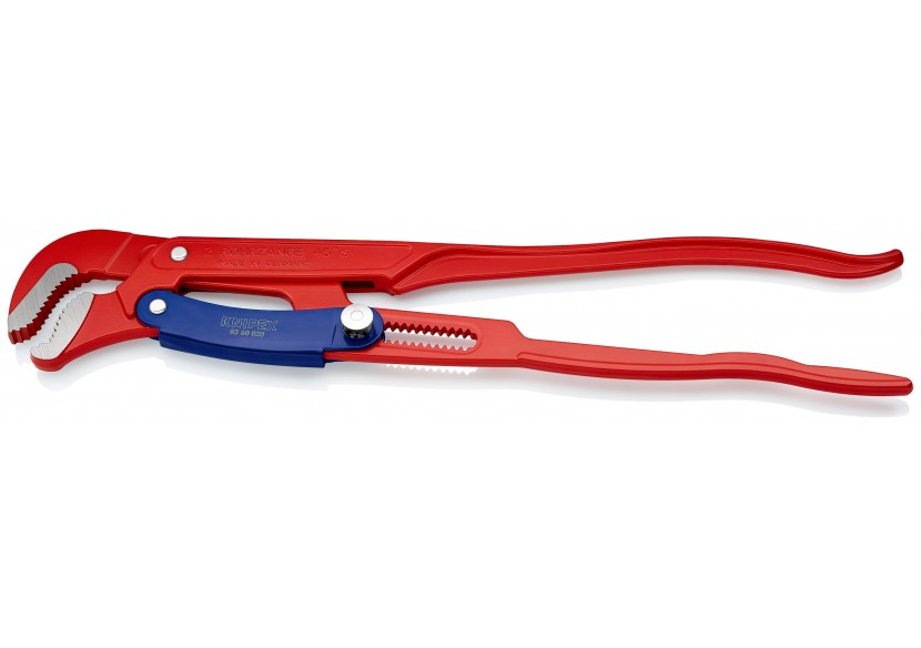 Clé serre-tubes 560mm à mâchoires en "S" - Réglage par bouton - Ouverture: 70mm - Knipex - 8360020