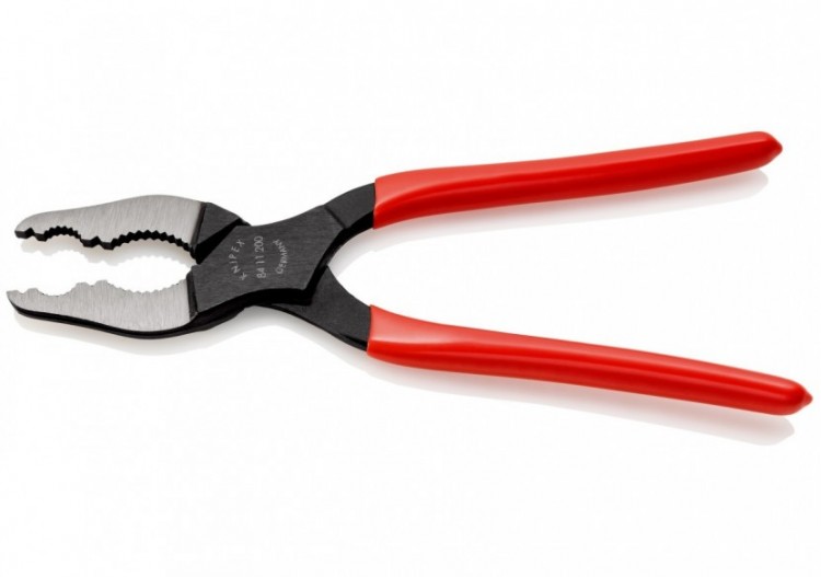 Pince à cônes atramentisée noire à tête étroite polie 200mm - Gainage PVC - Knipex - 8411200 2