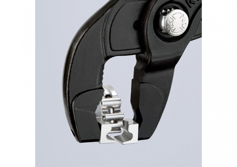 Pince à colliers "Click" 180mm - Gainage PVC antidérapant - Knipex - 8551180C