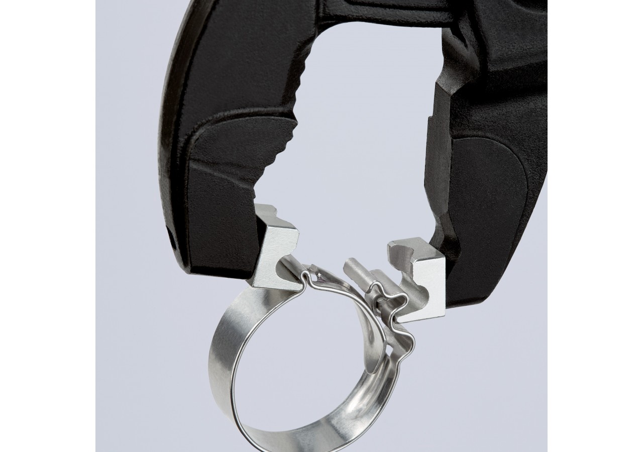 Pince à colliers "Click" 250mm - Gainage PVC antidérapant - Knipex - 8551250C