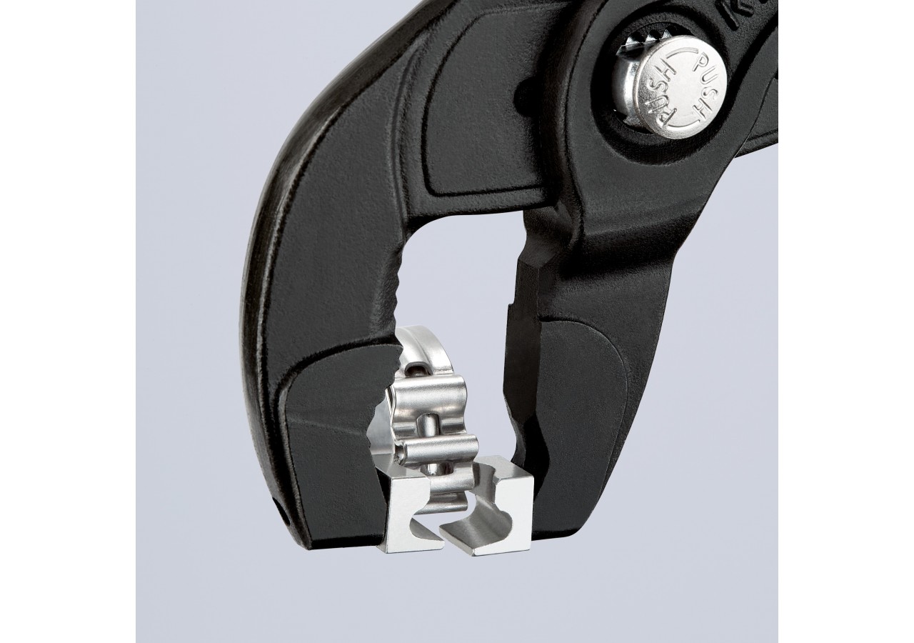 Pince à colliers "Click" 250mm - Gainage PVC antidérapant - Knipex - 8551250C
