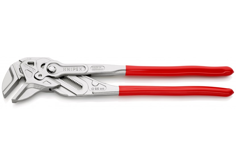 Pince-clé 400mm - Gainage PVC - Chromée - Ouverture 85mm - Knipex - 8603400