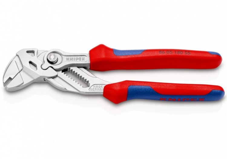 Pince-clé 180mm - Tranchant 90° - Pour enlever les écrous en alu type Hi-Lok® - Knipex - 8605180S5