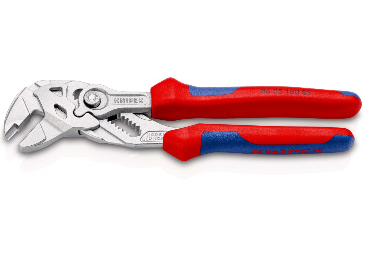 Pince-clé 180mm - Tranchant 90° - Pour enlever les écrous en alu type Hi-Lok® - Knipex - 8605180S5