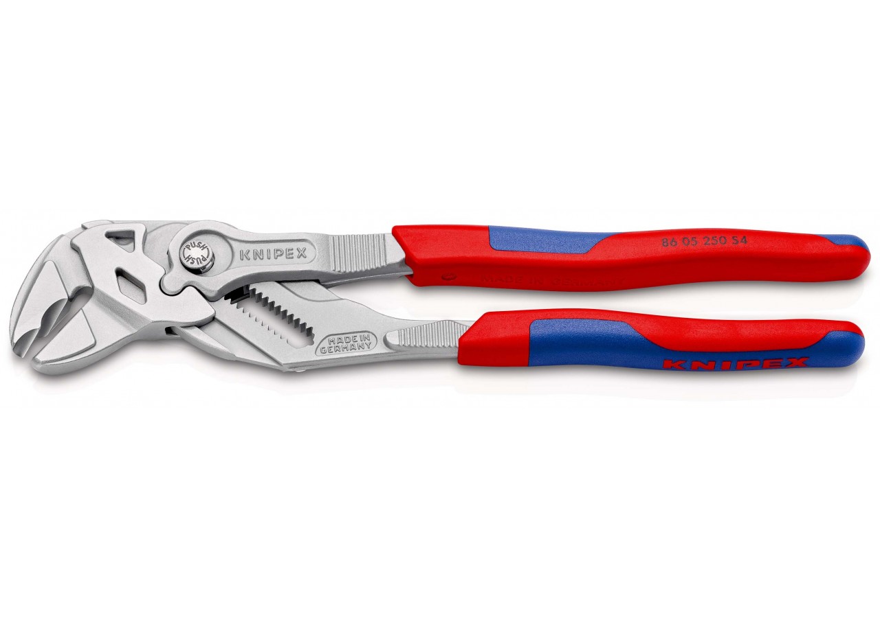 Pince-clé 250mm - Tranchant 45° - Pour enlever les écrous en alu type Hi-Lok® - Knipex - 8605250S4