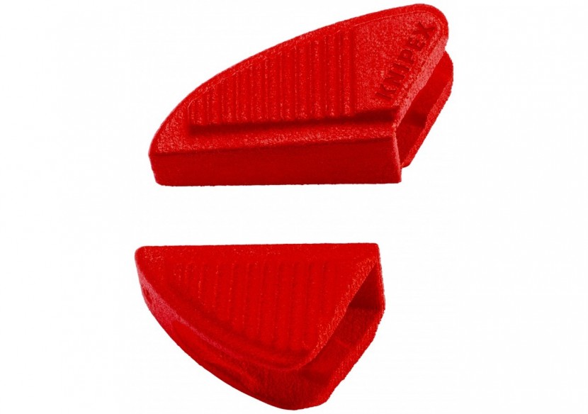 Mâchoires de protection adaptables sur pince-clé 180mm - Set de 3 paires - Knipex - 8609180V01