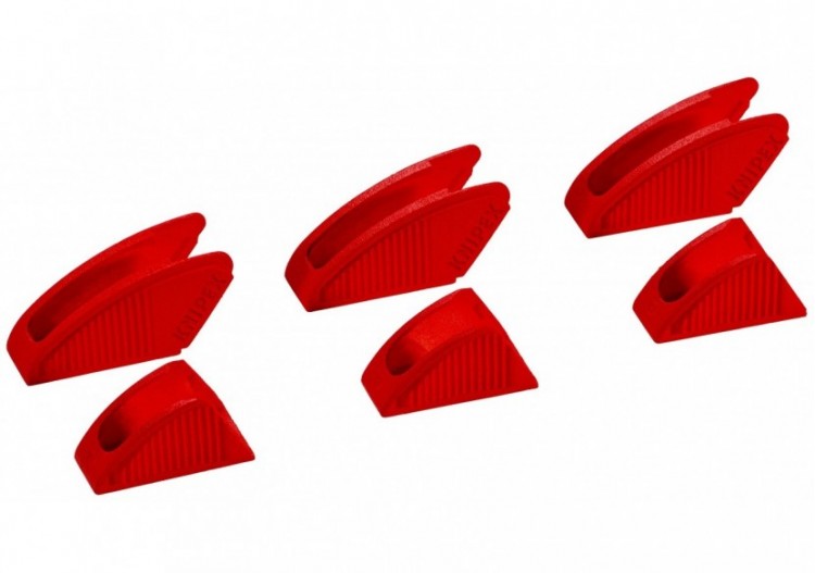 Mâchoires de protection adaptables sur pince-clé 300mm - Set de 3 paires - Knipex - 8609300V01