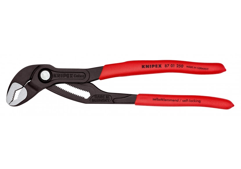 Pince multiprise Cobra® 250mm - Gainage PVC - Ouverture 46mm - 25 positions - Knipex - 8701250