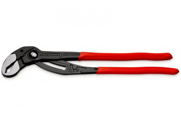 Pince multiprise Cobra® XL 400mm - Gainage PVC - Ouverture 95mm - 27 positions - Knipex - 8701400