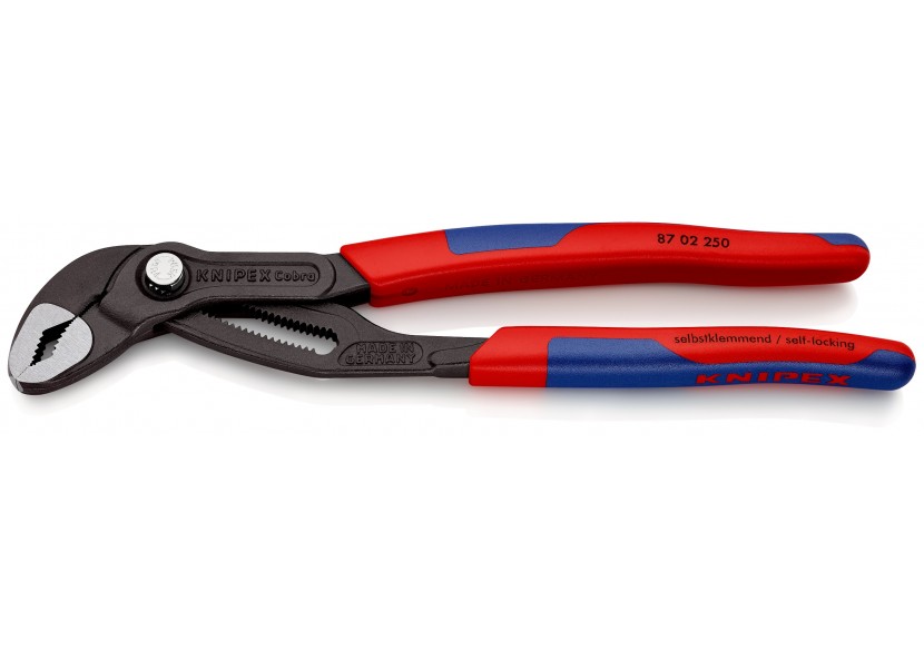 Pince multiprise Cobra® 250mm - Bi-matière - Ouverture 46mm - 25 positions - Knipex - 8702250