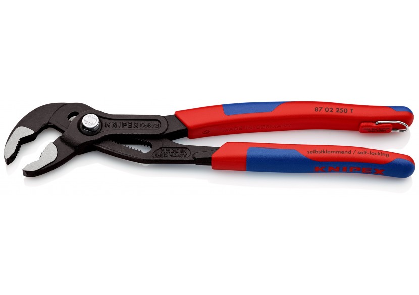 Pince multiprise Cobra® 250mm - Bi-matière Antichute Ouverture 46mm 25 positions - Knipex - 8702250T