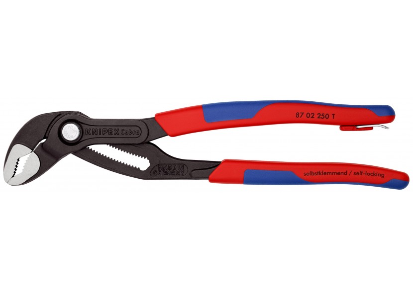 Pince multiprise Cobra® 250mm - Bi-matière Antichute Ouverture 46mm 25 positions - Knipex - 8702250T