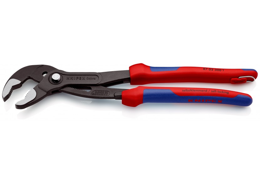 Pince multiprise Cobra® 300mm - Bi-matière - Antichute - Ouverture 60mm - Knipex - 8702300T