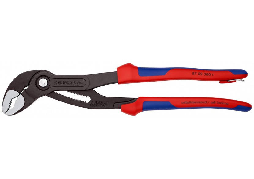 Pince multiprise Cobra® 300mm - Bi-matière - Antichute - Ouverture 60mm - Knipex - 8702300T
