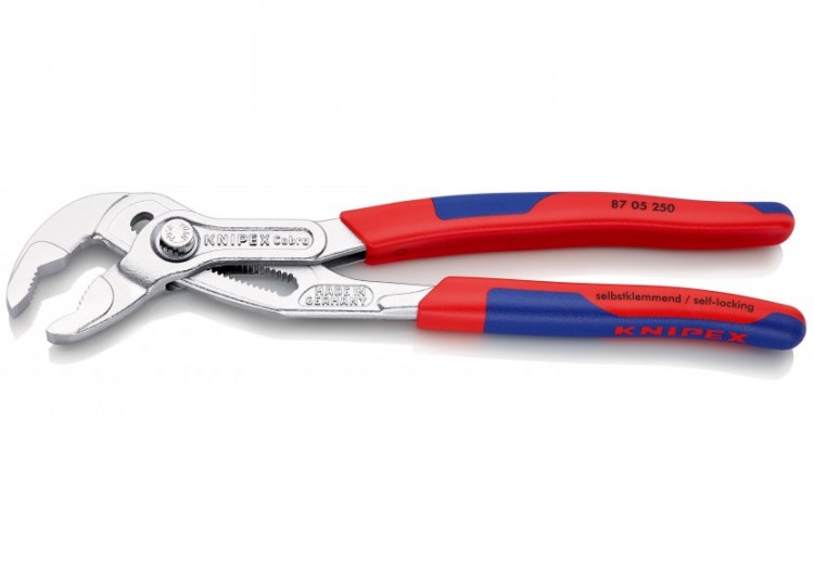 Pince multiprise Cobra® 250mm - Bimat - Chromée - Ouverture 46mm - 25 positions - Knipex - 8705250 2