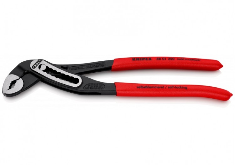 Pince multiprise Alligator® 250mm - Gainage PVC - Ouverture 46mm - 9 positions - Knipex - 8801250