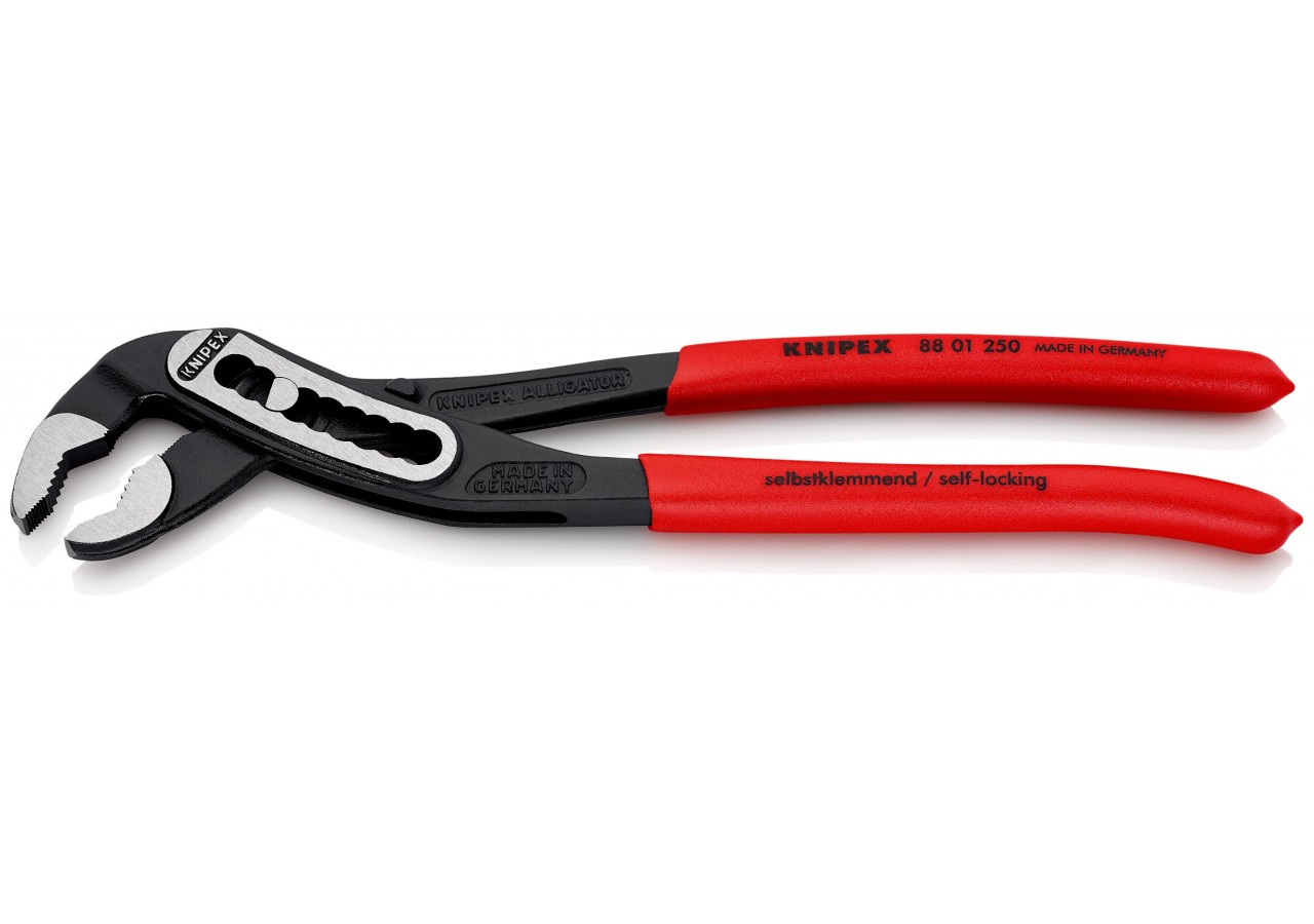 Pince multiprise Alligator® 250mm - Gainage PVC - Ouverture 46mm - 9 positions - Knipex - 8801250