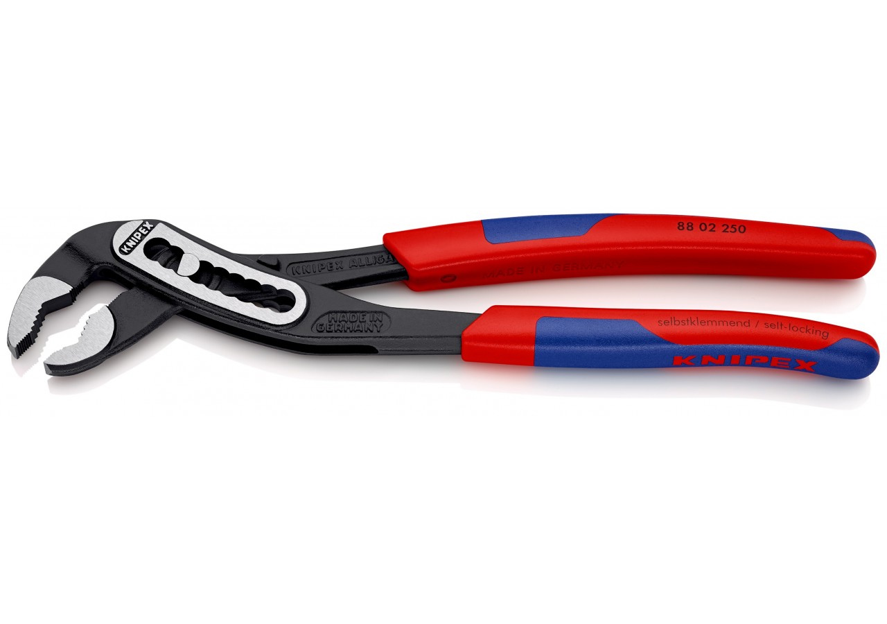 Pince multiprise Alligator® 250mm - Bi-matière - Ouverture 46mm - 9 positions - Knipex - 8802250