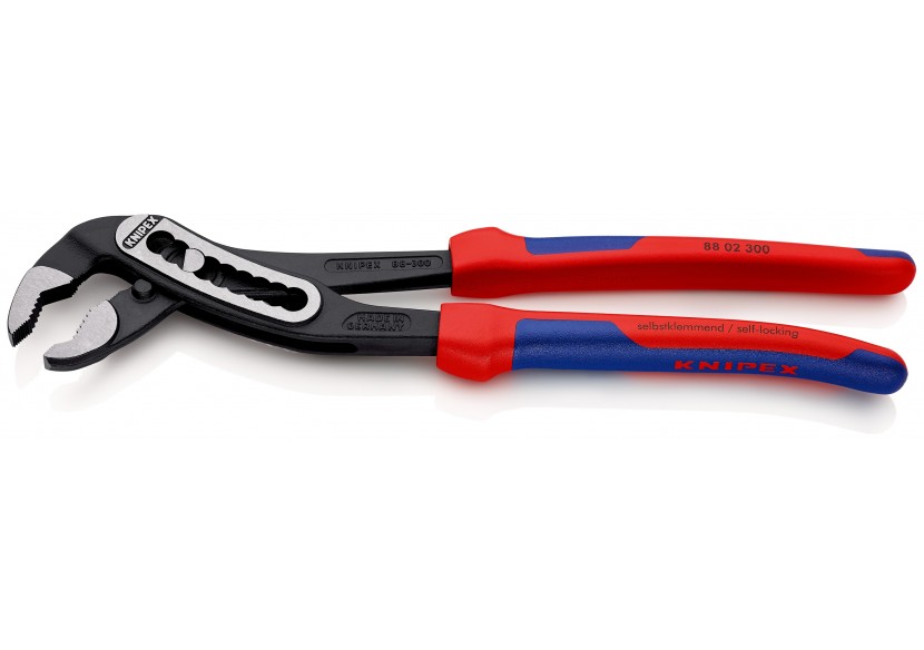 Pince multiprise Alligator® 300mm - Bi-matière - Ouverture 60mm - 9 positions - Knipex - 8802300