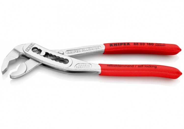 Pince multiprise Alligator® 180mm - PVC - Chromée - Ouverture 36mm - 9 positions - Knipex - 8803180 2