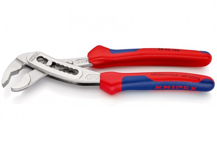 Pince multiprise Alligator® 180mm Bi-matière Chromée Ouverture 36mm 9 positions - Knipex - 8805180 2
