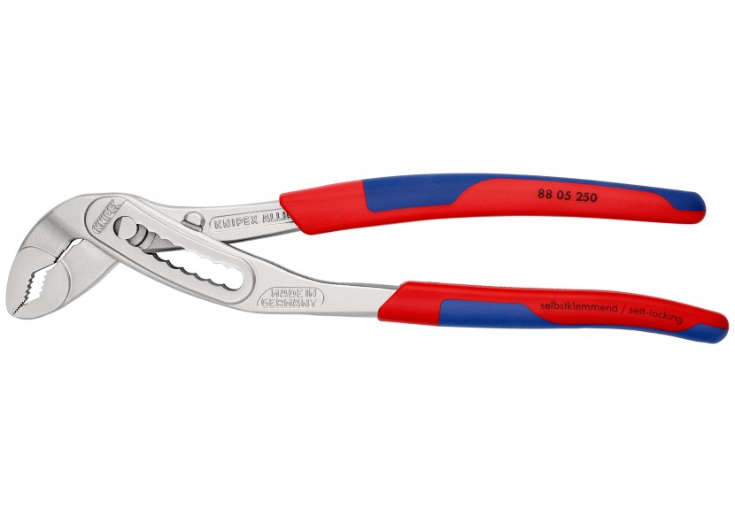 Pince multiprise Alligator® 250mm Bi-matière Chromée Ouverture 46mm 9 positions - Knipex - 8805250
