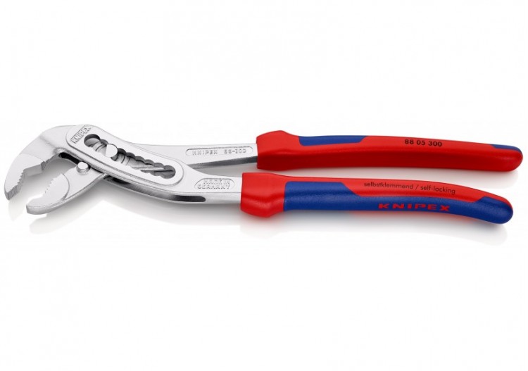 Pince multiprise Alligator® 300mm Bi-matière Chromée Ouverture 60mm 9 positions - Knipex - 8805300 2