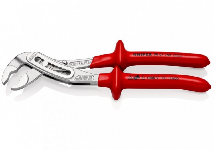 Pince multiprise Alligator® 250mm Gainage surmoulé 1000V Chromée 9 positions - Knipex - 8807250 2