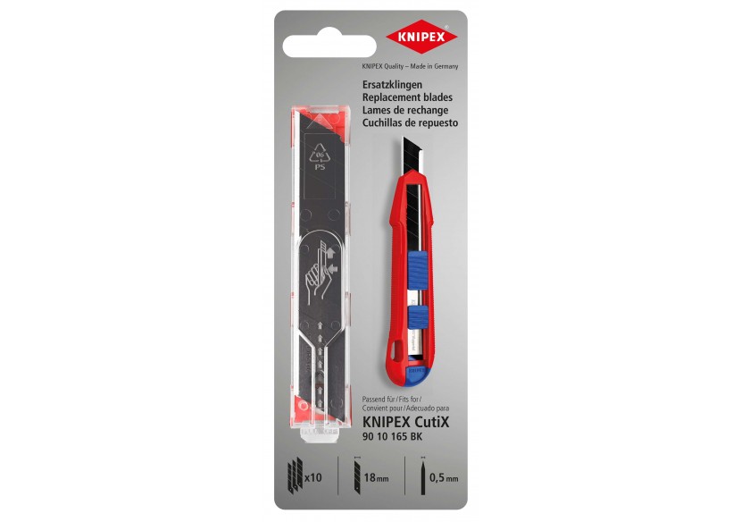 Lame de rechange pour KNIPEX CutiX® - Knipex - 9010165E02 Lame de rechange pour KNIPEX CutiX® - Knipex - 9010165E02