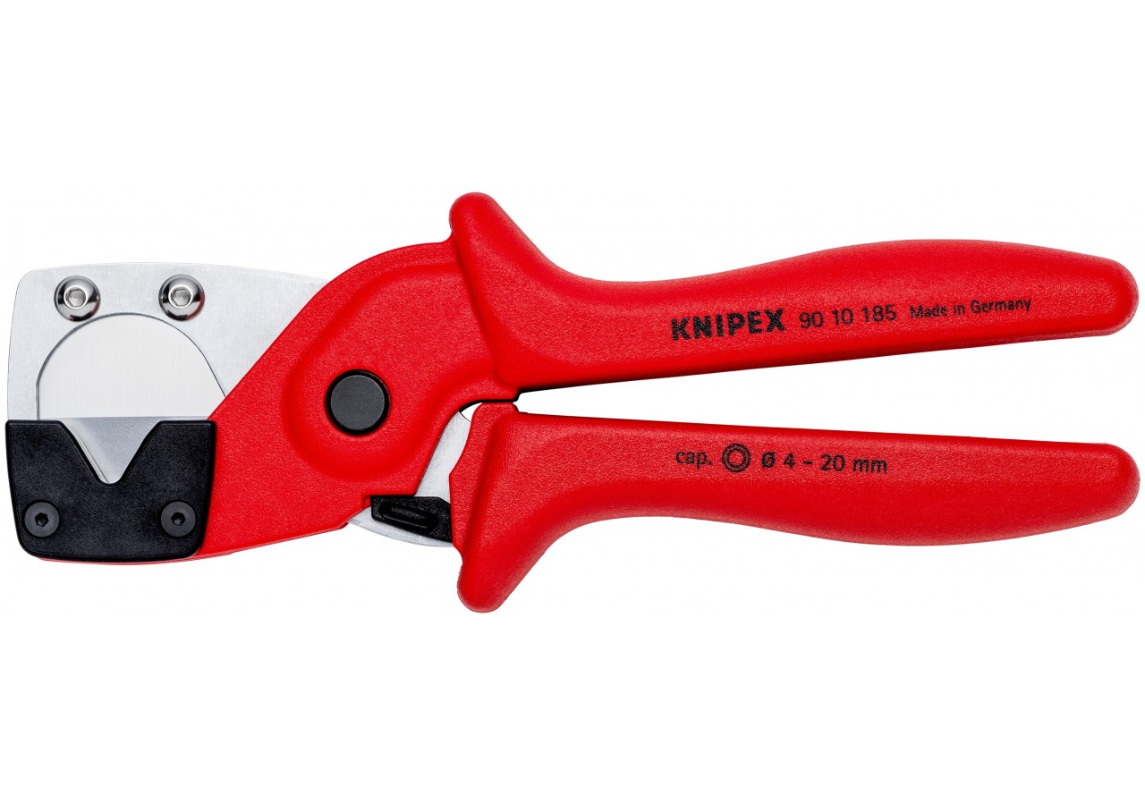 Coupe-tubes multicouche / PER - 185mm - Diamètre 4 à 20mm - Chromée - Knipex - 9010185