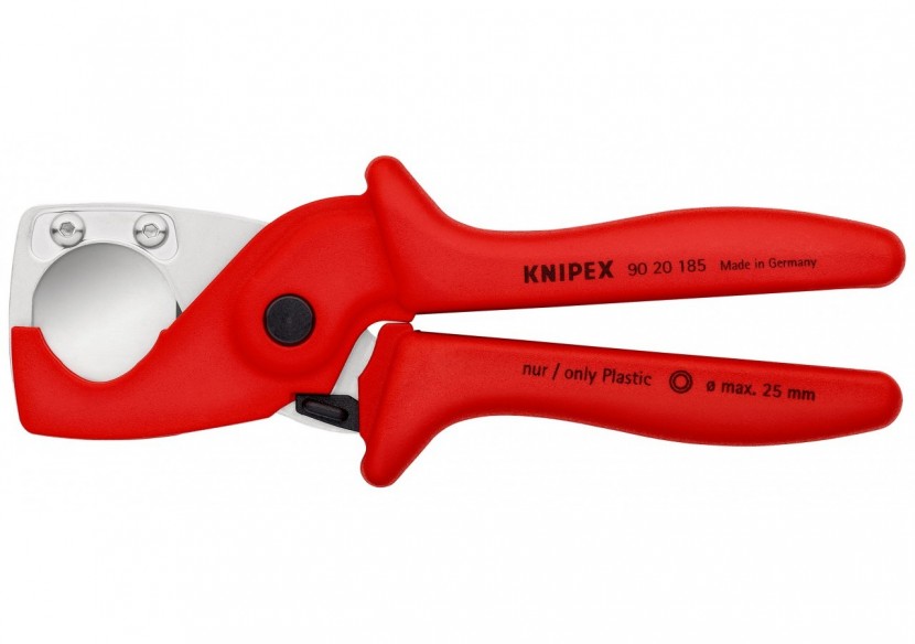 Pince coupante PlastiCut® 185mm pour tubes, flexibles et Gainage Ø 25mm maxi - Knipex - 9020185 Pince coupante PlastiCut® 185mm pour tubes, flexibles et Gainage Ø 25mm maxi - Knipex - 9020185