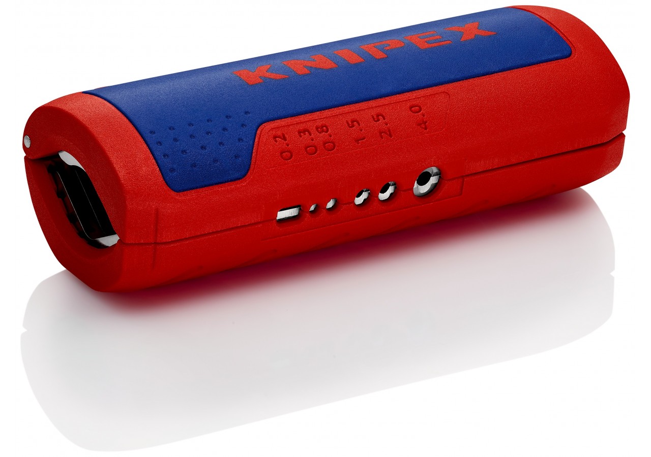 TwistCut® Coupe-gaines préfilées et sanitaires Ø13 à 32mm - Fonction dénudage SC - Knipex - 902202SB