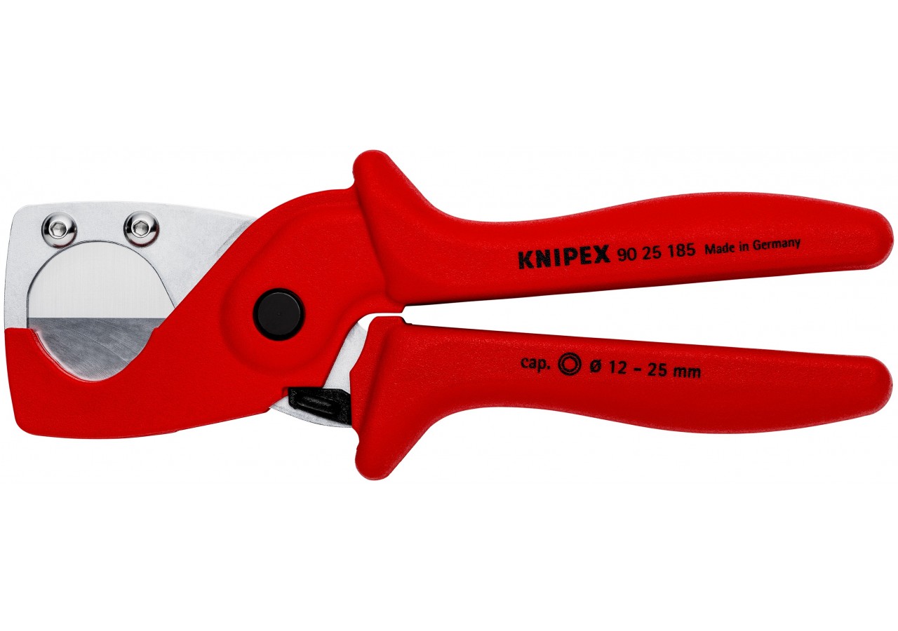 Coupe-tubes multicouche / PER - 185mm - Diamètre 12 à 25mm - Chromée - Knipex - 9025185