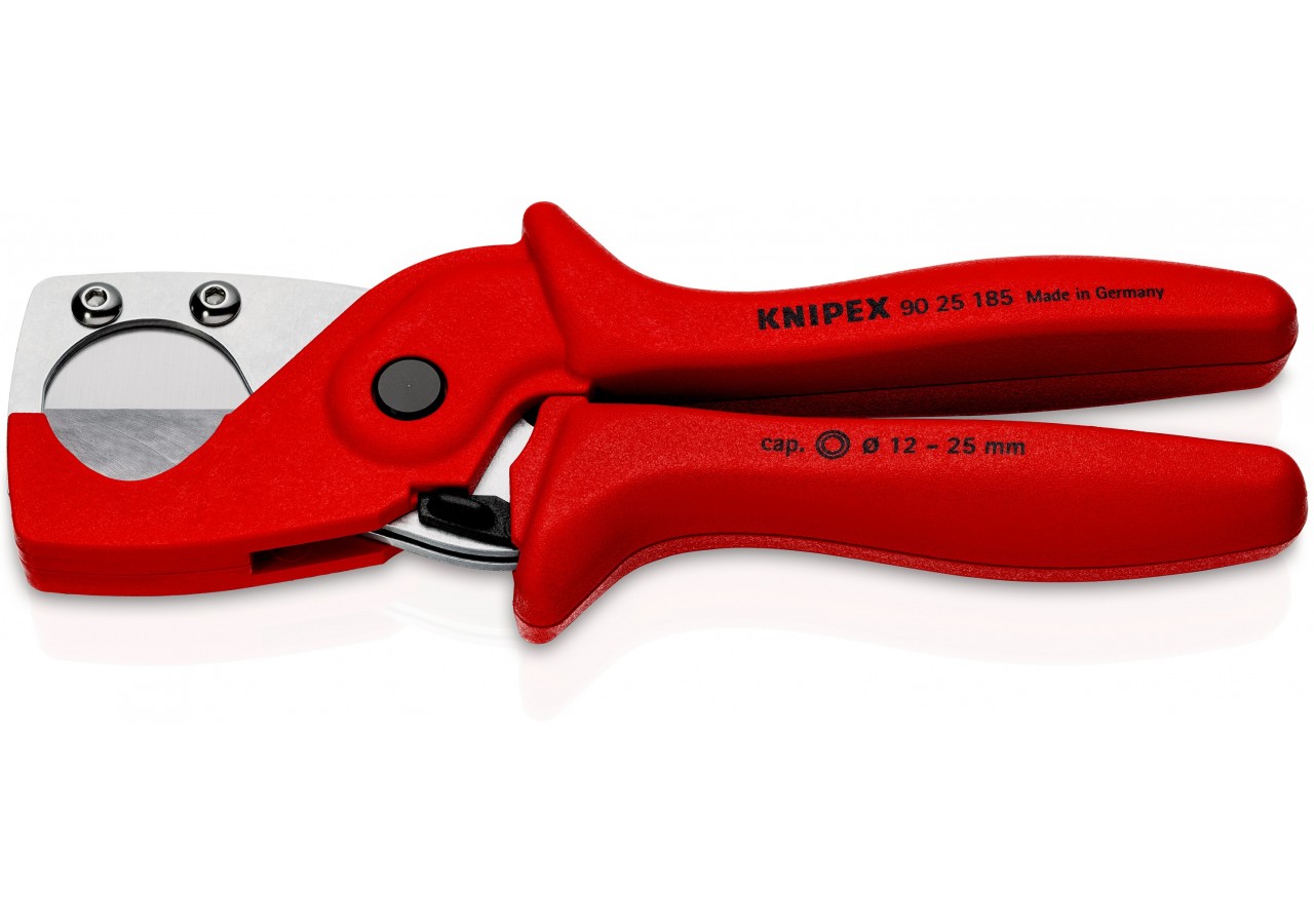 Coupe-tubes multicouche / PER - 185mm - Diamètre 12 à 25mm - Chromée - Knipex - 9025185