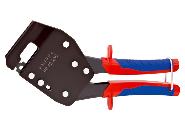 Pince à sertir les profilés métalliques - Ressort - 250mm - Bi-matière - 1 main - Knipex - 9042250