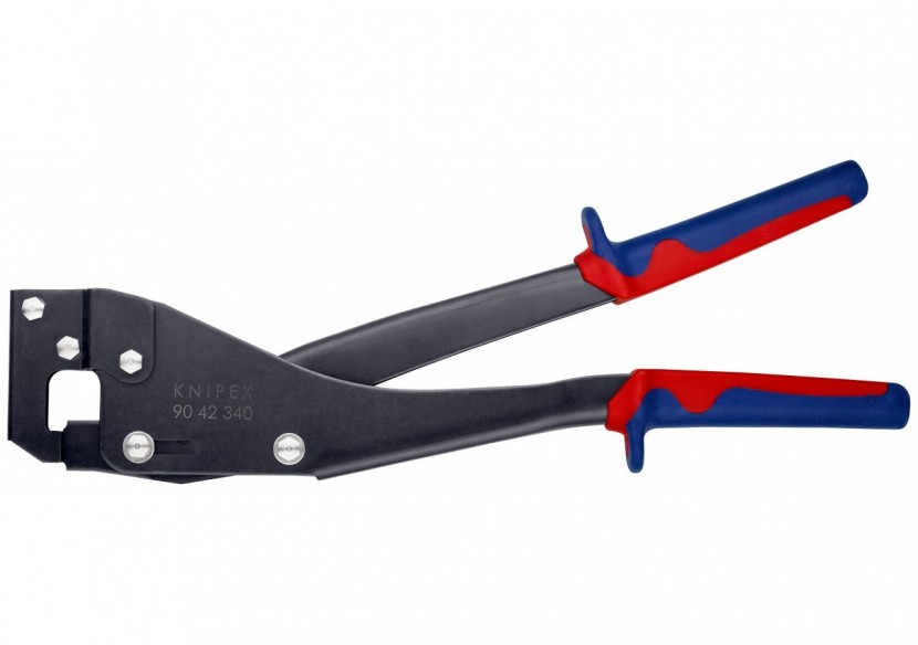 Pince à sertir les profilés métalliques à 2 mains - 340mm - Knipex - 9042340 Pince à sertir les profilés métalliques à 2 mains - 340mm - Knipex - 9042340