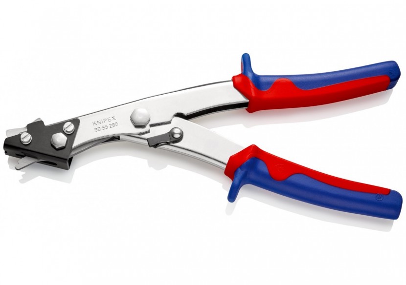 Grignoteuse à tôles - 280mm - Gainage bi-matière - Nickelée - Knipex - 9055280