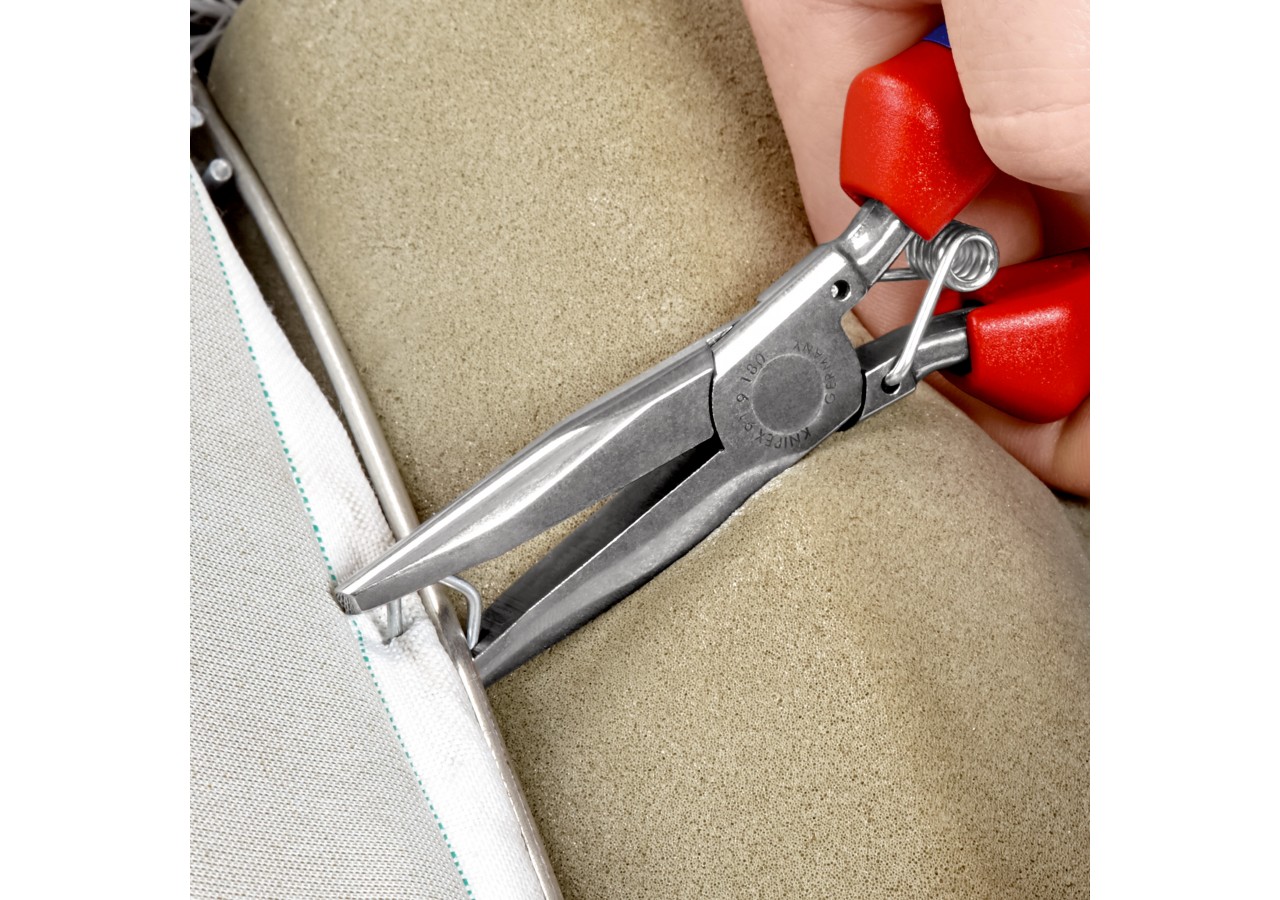 Pince à agrafes type DELTA - 185mm - Gainage bi-matière - Polie miroir - Knipex - 9192180