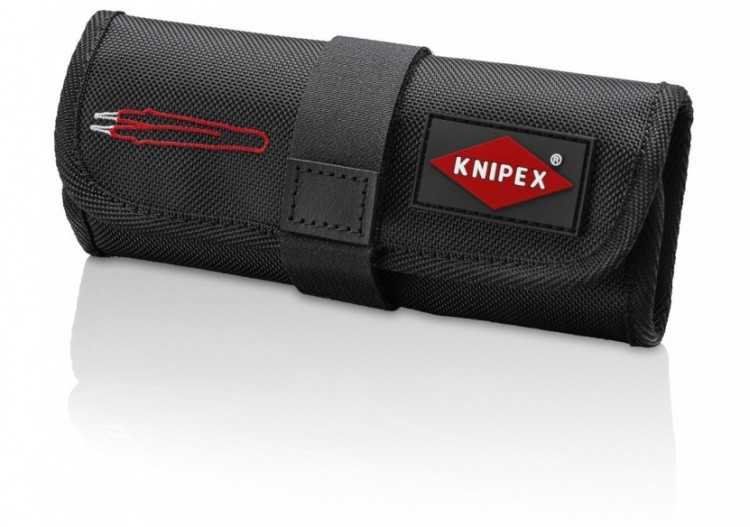 Lot de 5 pinces brucelles isolées 1000V en trousse tissu - Knipex - 920004 2