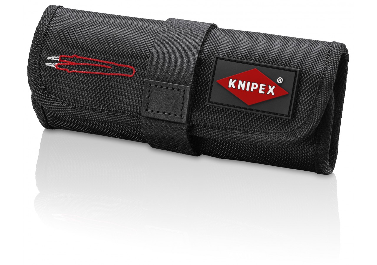 Lot de 5 pinces brucelles isolées 1000V en trousse tissu - Knipex - 920004