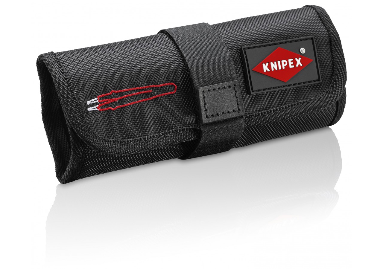 Lot de 5 pinces brucelles isolées 1000V en trousse tissu - Knipex - 920004