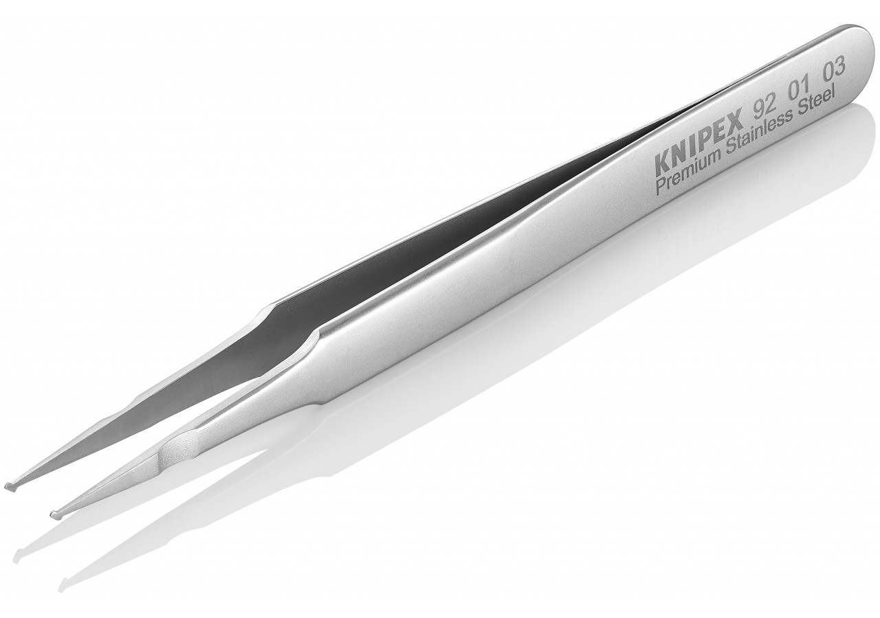 Pince brucelle inox SMD 120mm droite - Knipex - 920103