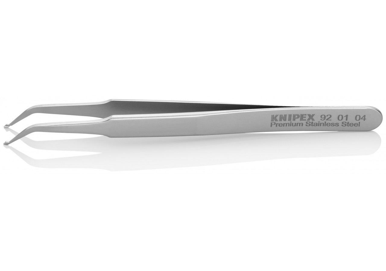 Pince brucelle inox SMD 115mm coudée à 45° - Knipex - 920104