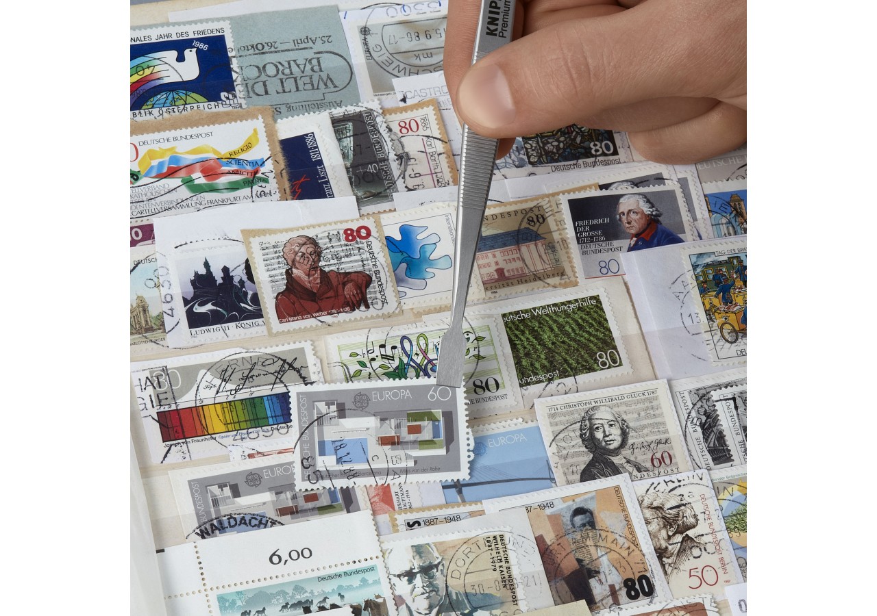 Pince brucelle inox 120mm lisse rectangulaire - Knipex - 920105