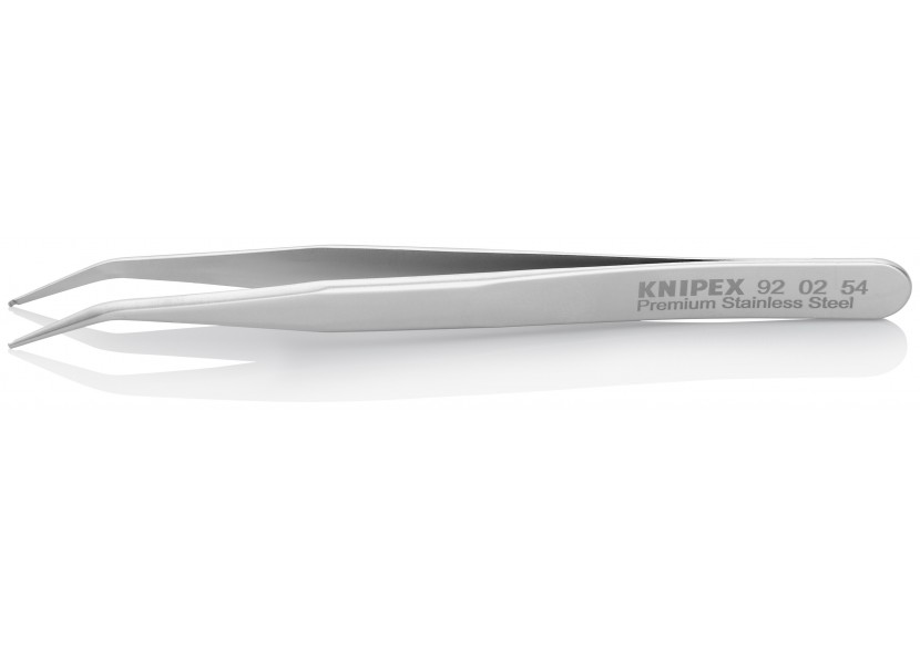 Brucelle de précision 120mm coudée 45° - Acier inoxydable antimagnétique - Knipex - 920254