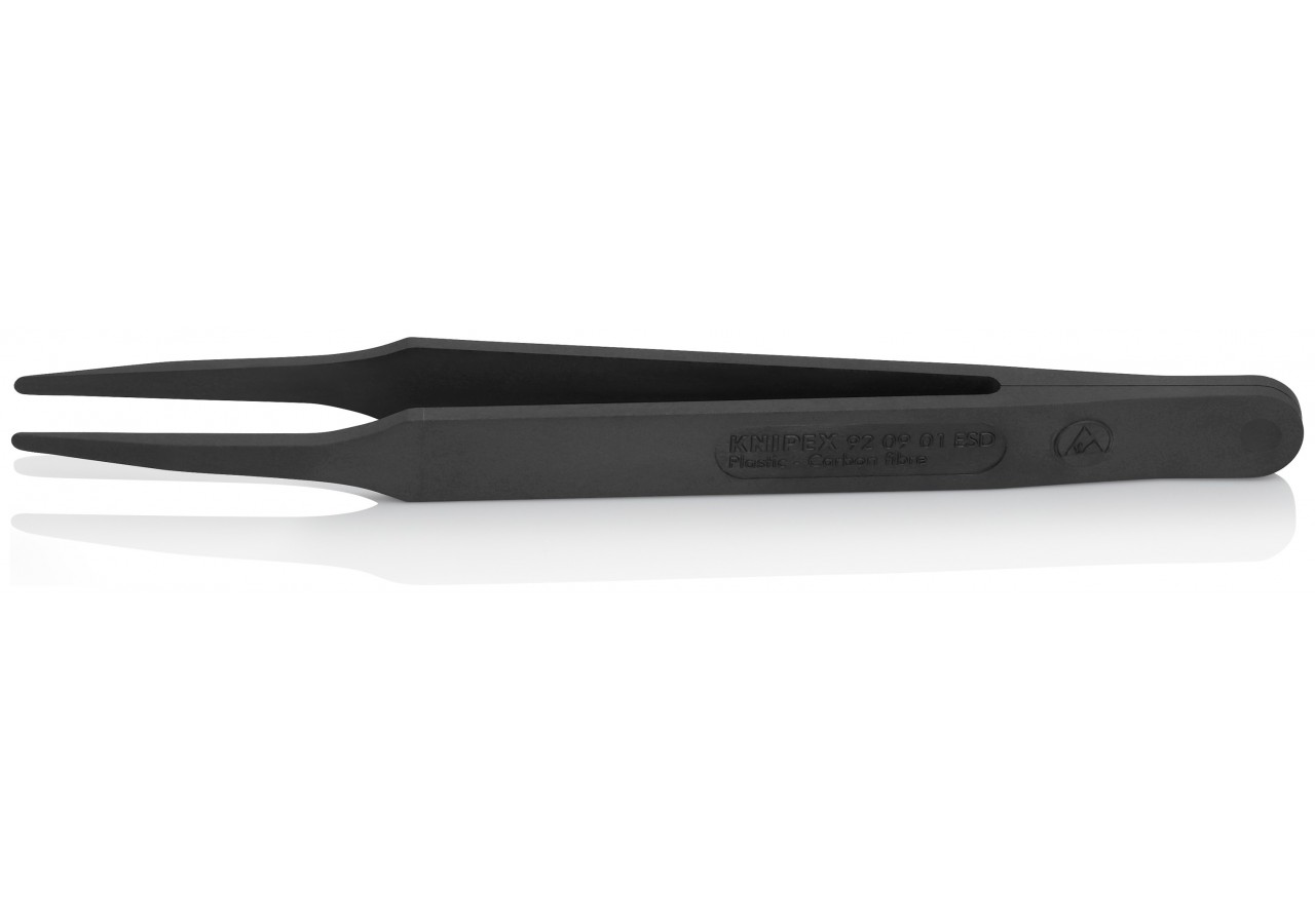 Pince brucelle en plastique 115mm ESD - Knipex - 920901ESD