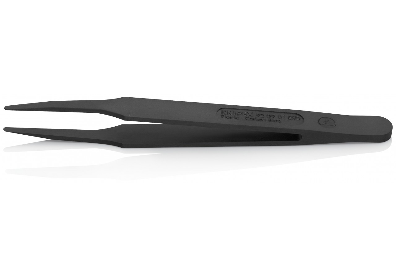 Pince brucelle en plastique 115mm ESD - Knipex - 920901ESD