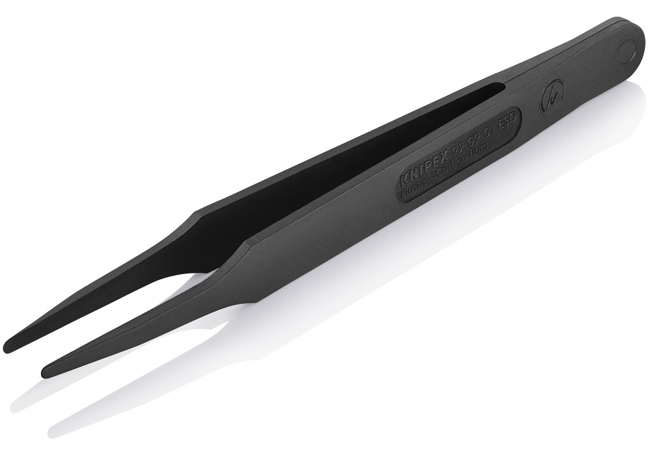 Pince brucelle en plastique 115mm ESD - Knipex - 920901ESD