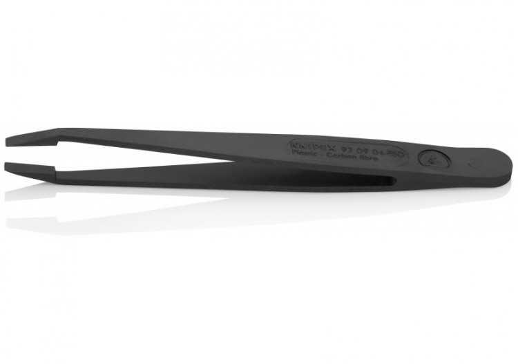 Pince brucelle en plastique 115mm ESD rectangulaire - Knipex - 920904ESD 2